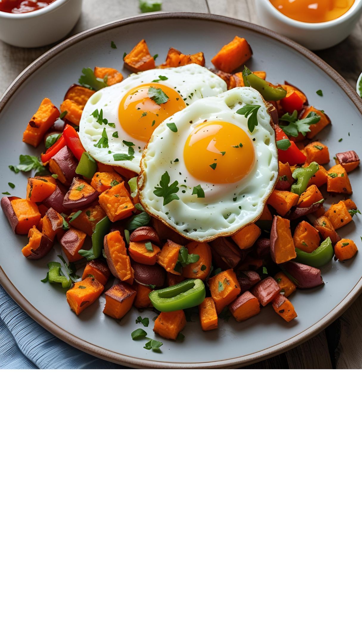 Savoury Breakfast Hash with Eggs