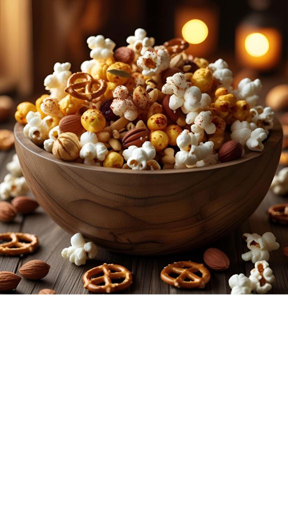 Spiced Popcorn Snack Mix